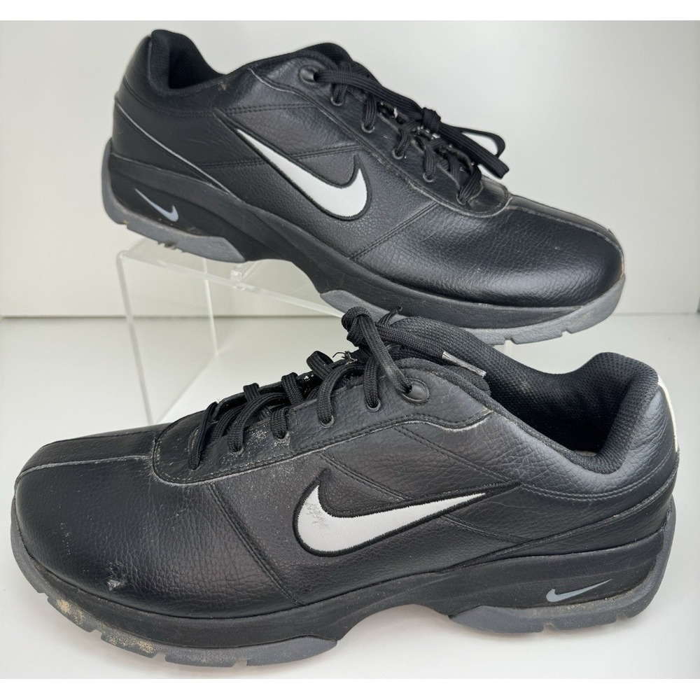 NIKE SP-3 Y2K Golf Shoes Mens Size 11.5 Black Gray Athletic Cleats 312240-001